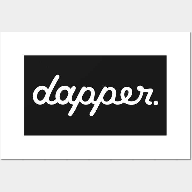 Dapper Black Wall Art by chjannet